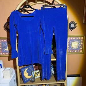 Sparkling Blue Two-Piece Set